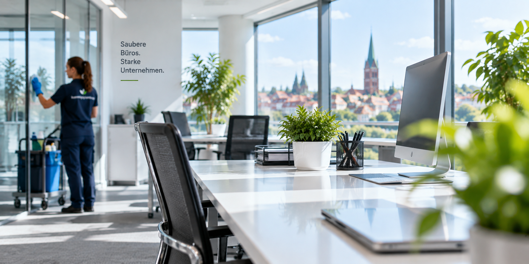 Büroreinigung in Lüneburg – professionelle Reinigung von Büroräumen